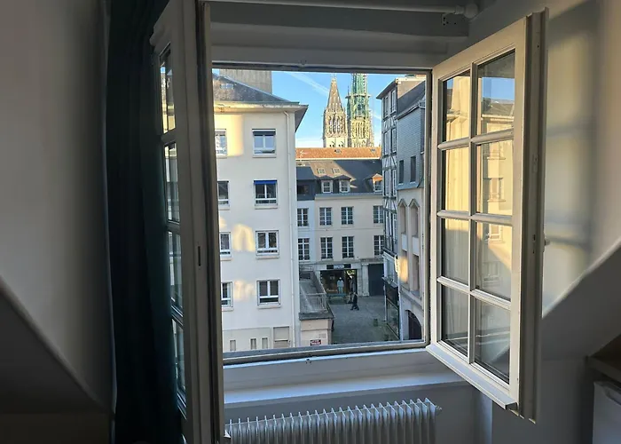 Apartman Hypercentre Et Vue Cathedrale - 412 Rouen